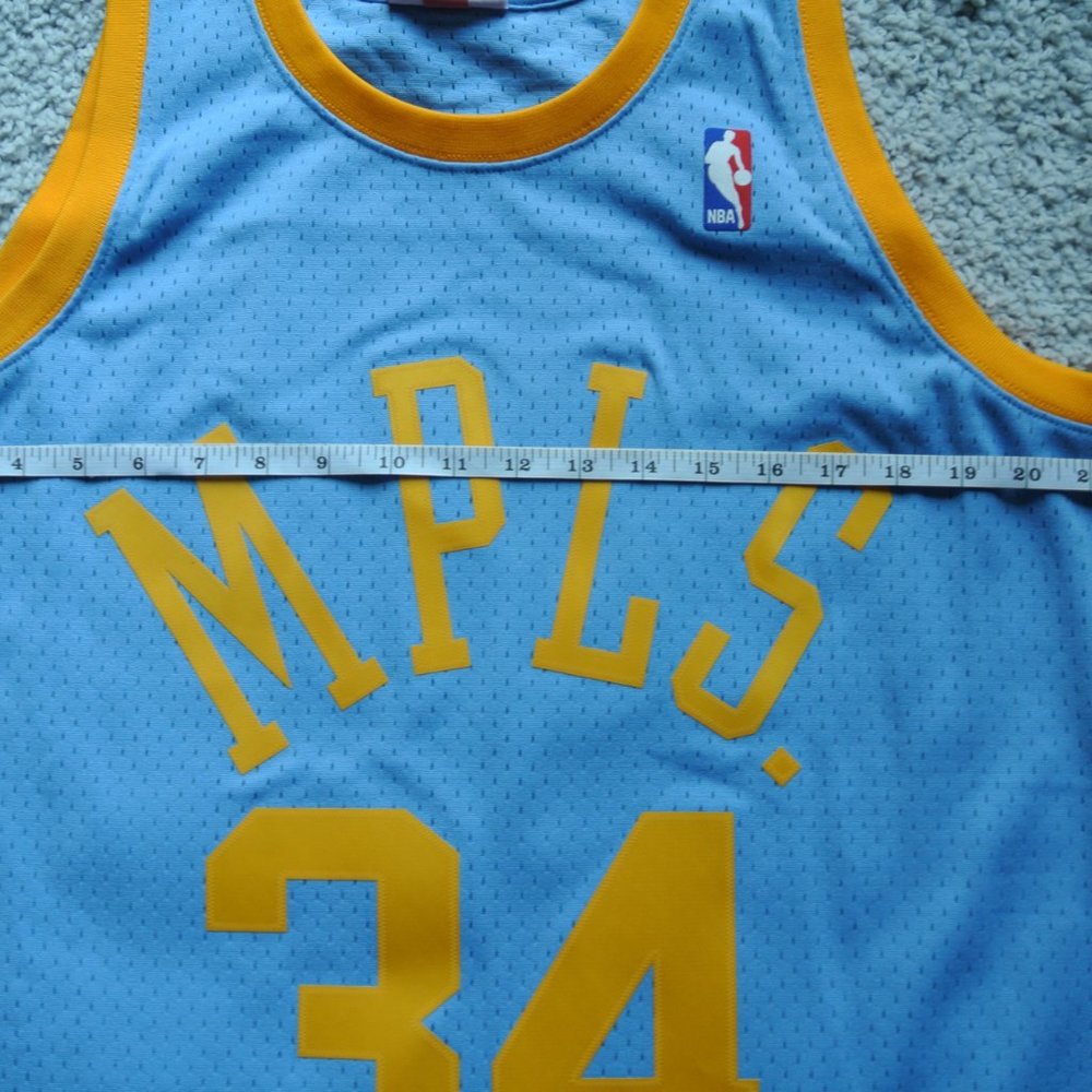 NWT Shaquille O'Neal Los Angeles Lakers Mitchell & Ness MPLS Jersey Large - Picture 11 of 11